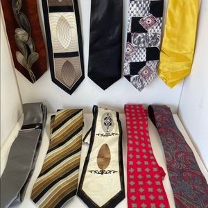 10 Men Ties Lot mics Brands